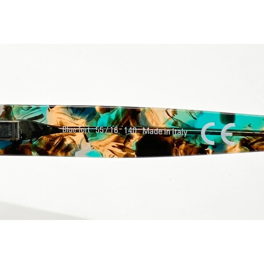 Kirkland Signature Eyeglasses Womens Teal Tortoise Alium 52-16-138